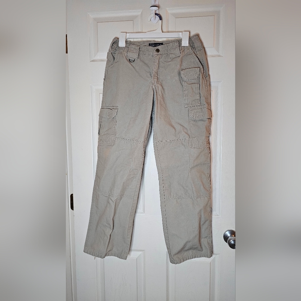 5.11 Tactical Series Cotton Canvas Pants 74251 Utility Cargo Khaki Workwear